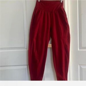 FP Movement by Free People Red Joggers